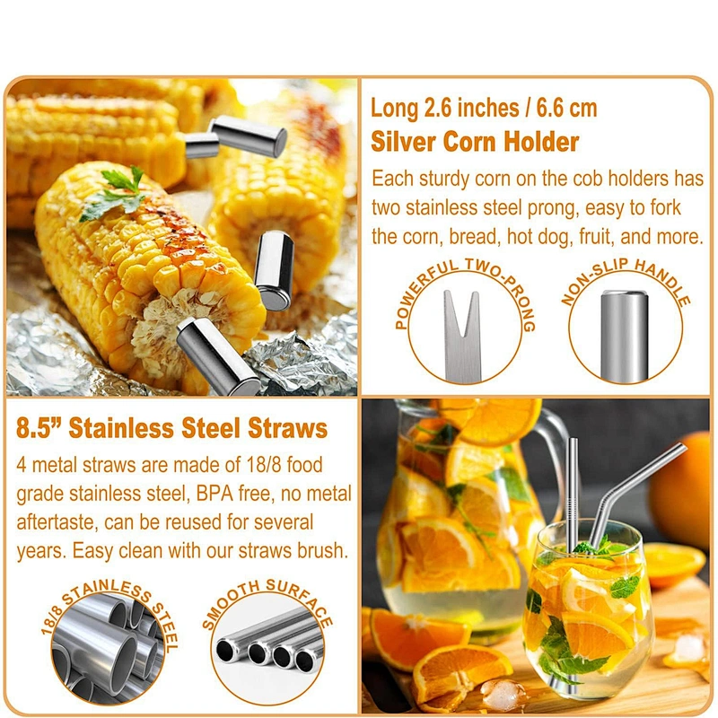 26PCS Grilling Tools Set Grill Accessories Set Outdoor Grill Utensils Set